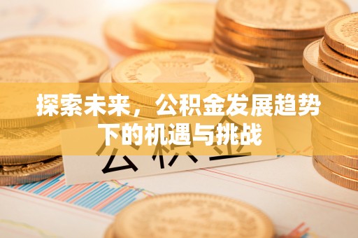 丰润探索未来，公积金发展趋势下的机遇与挑战